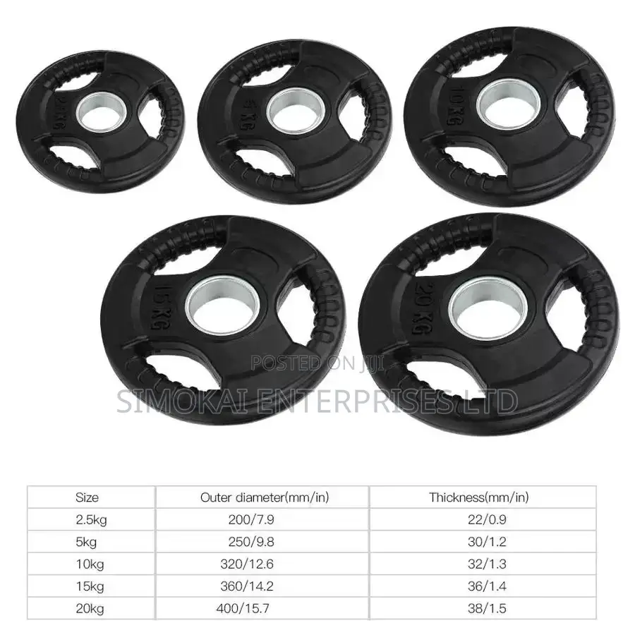 Olympic Tri Grip Weights