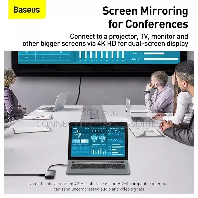 Baseus USB C HUB 8in1 Type C Multi HUB for Macbook Pro/Air