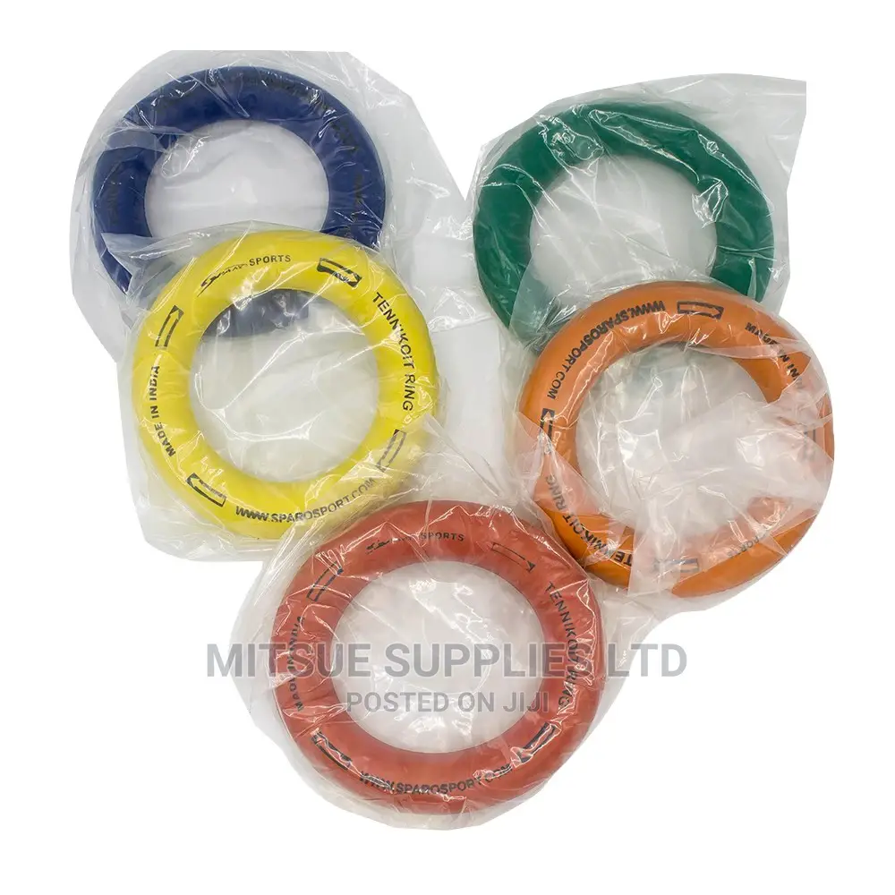 3 Tennikoit Ring Tennis Ring Rubber With Net 7 Inches