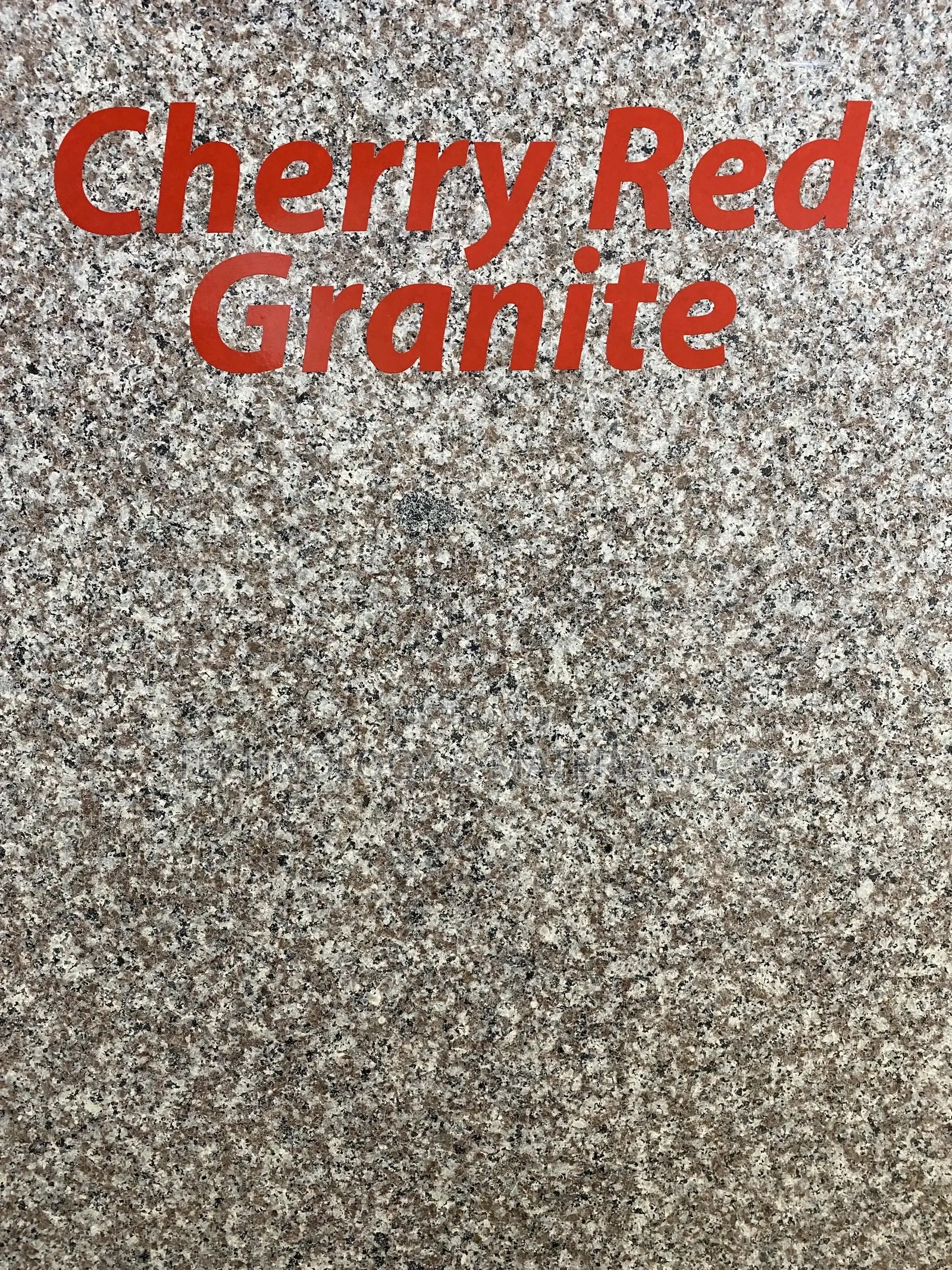 Cherry Red Granite