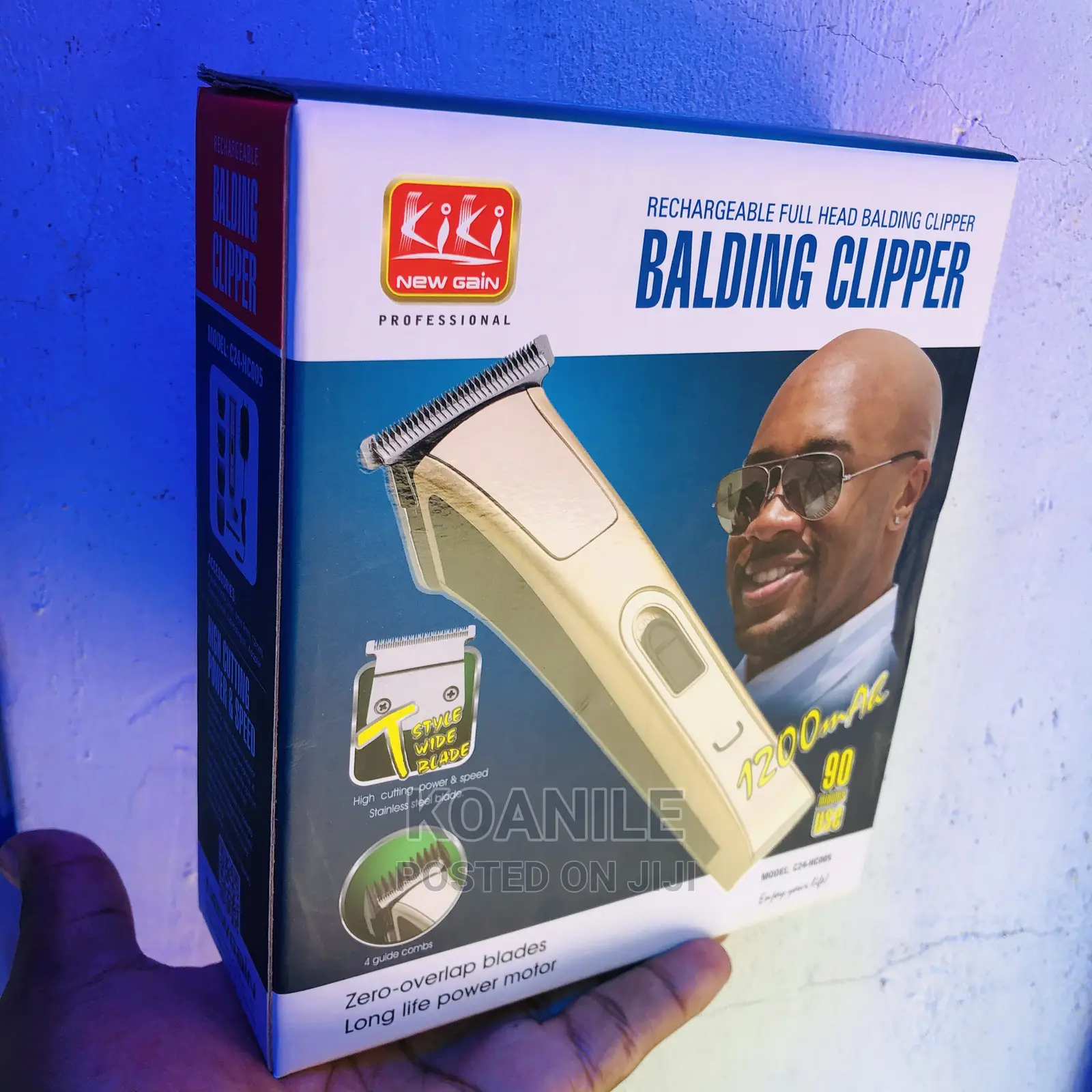 Balding Clipper Rechargeable + Free 8gb Memory Card