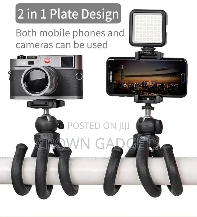 Flexible Octopus Tripod Stand With Ball Head Advanced