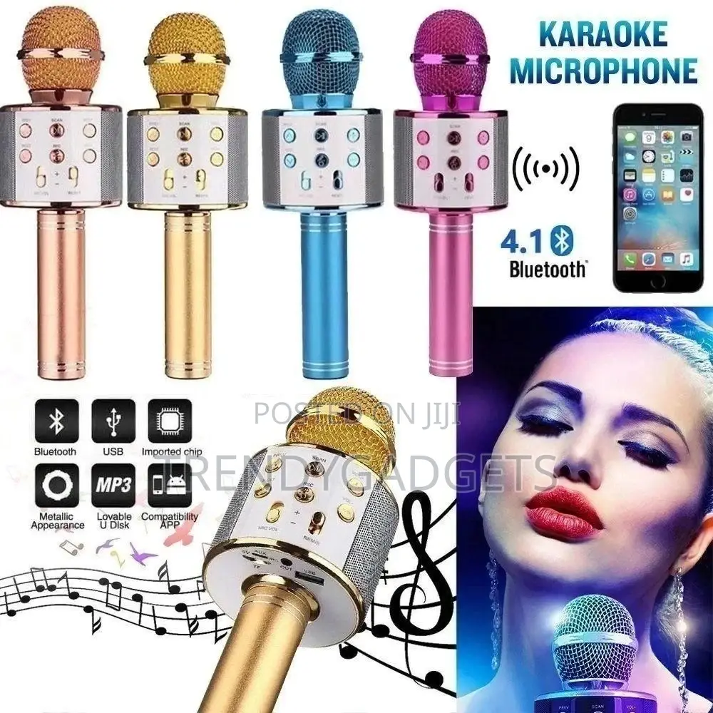 Coloured Karaoke Microphone