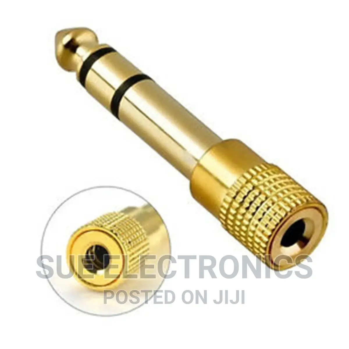 3.5mm Female to 6.5mm Male Audio Jack Converter