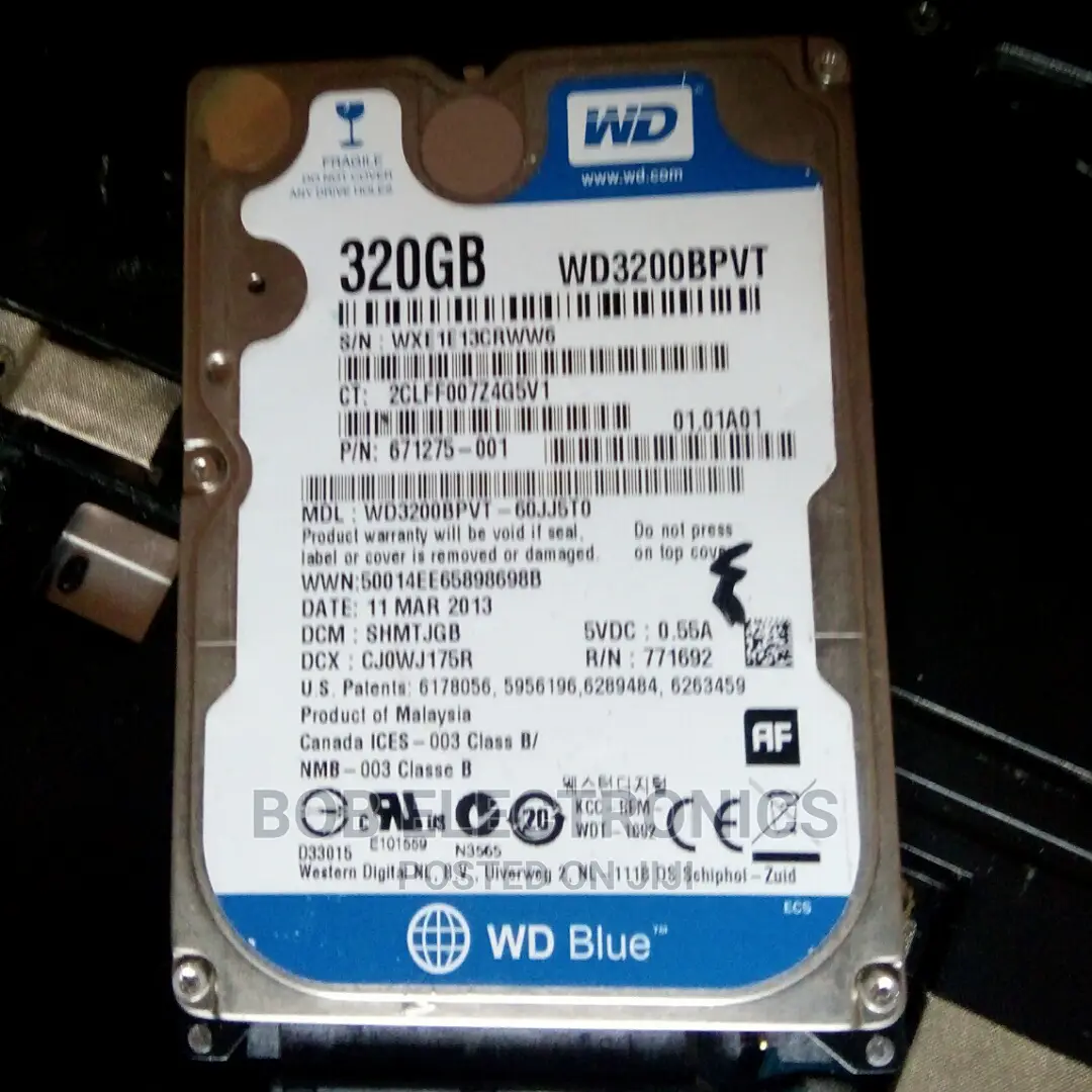 320gb Laptop Internal Hard Disk