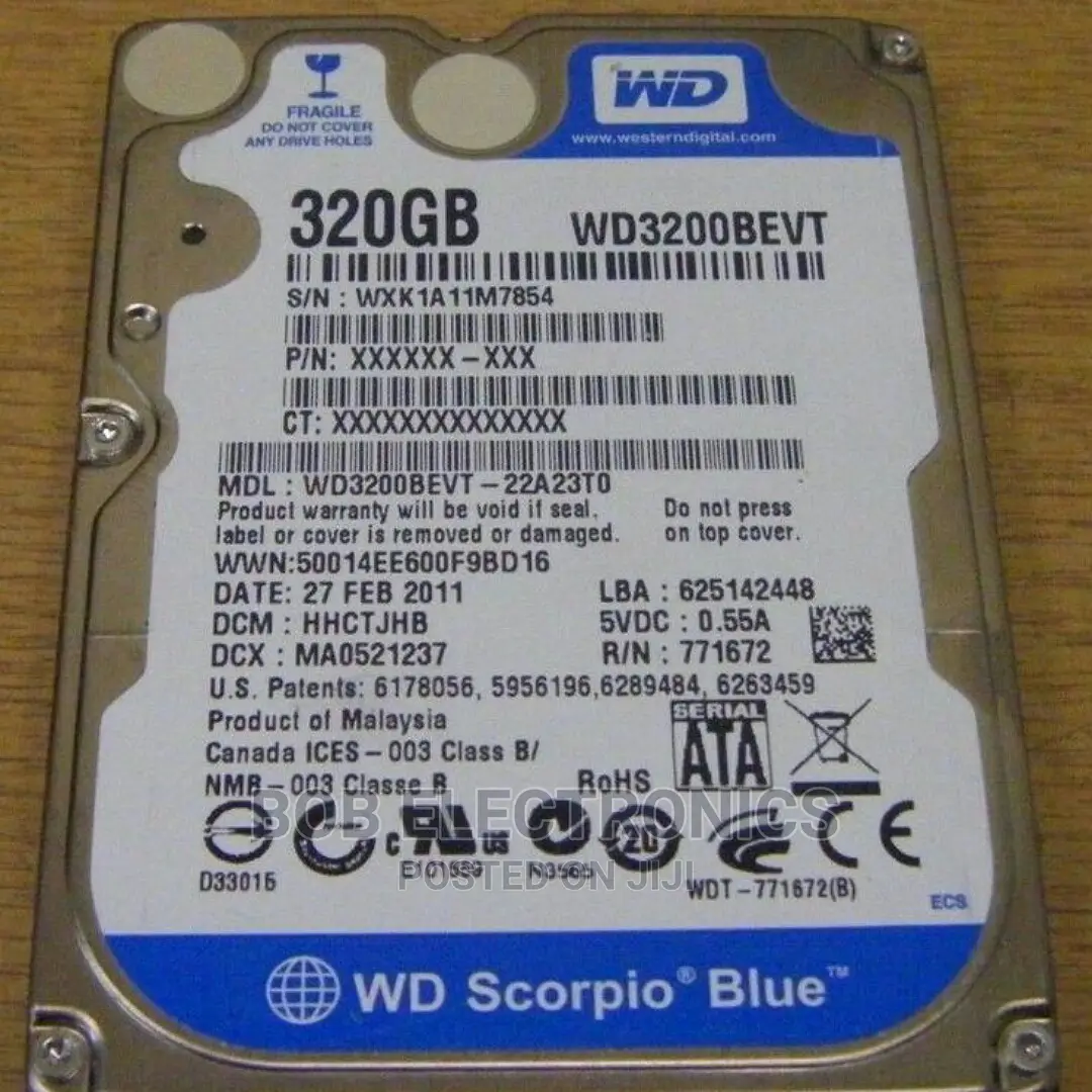 320gb New Laptop Harddisk