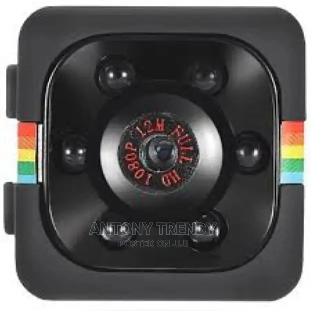 SQ11 720P HD 1080P Sensor Night Vision Mini Spy Camera - Bla