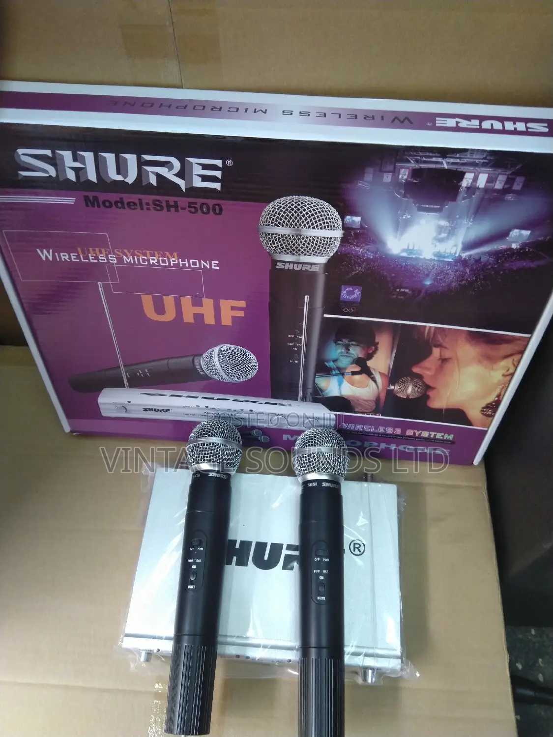 Original Shure Wireless Microphone 500
