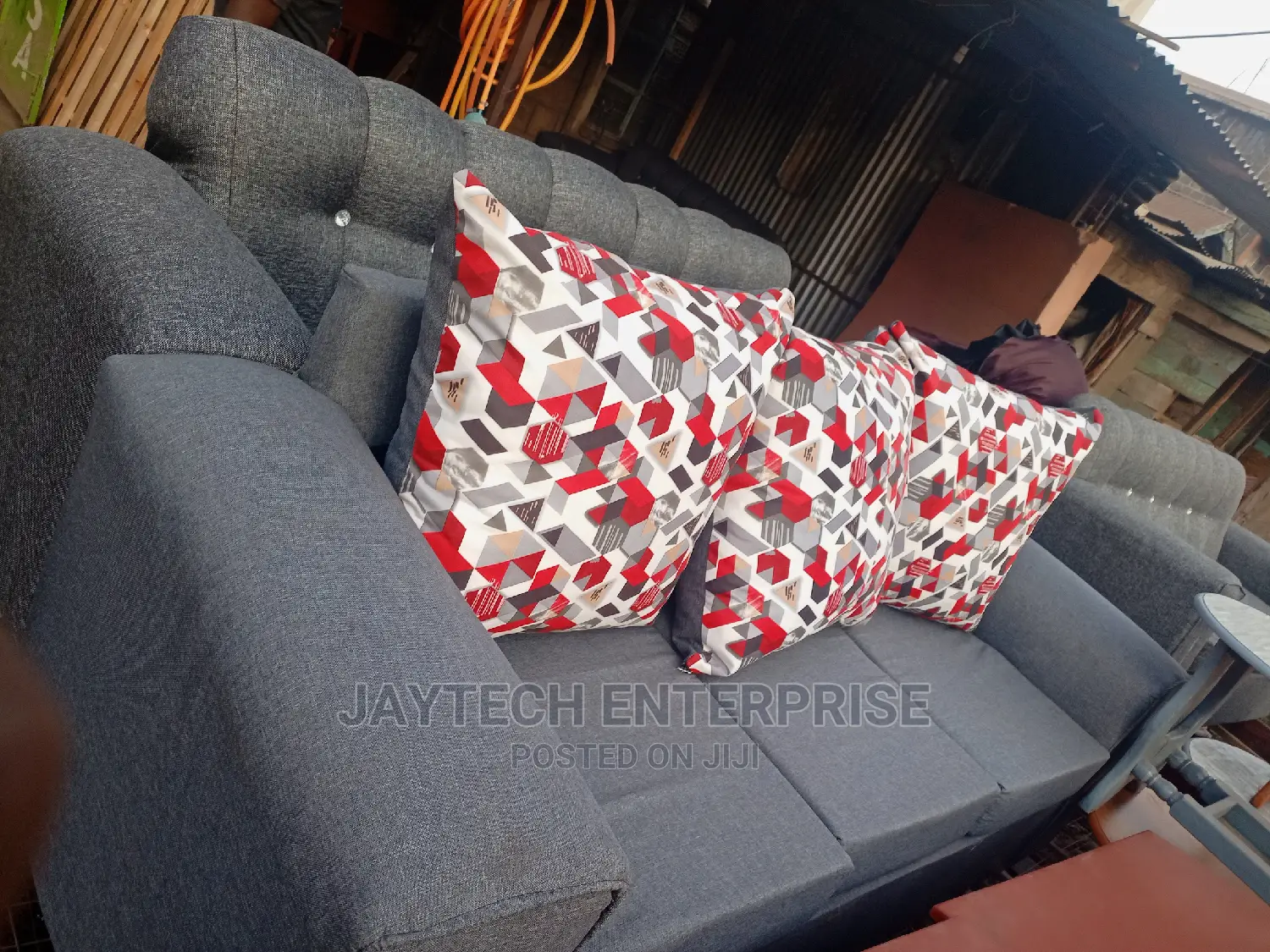 GREY 3 Seater Sofa
