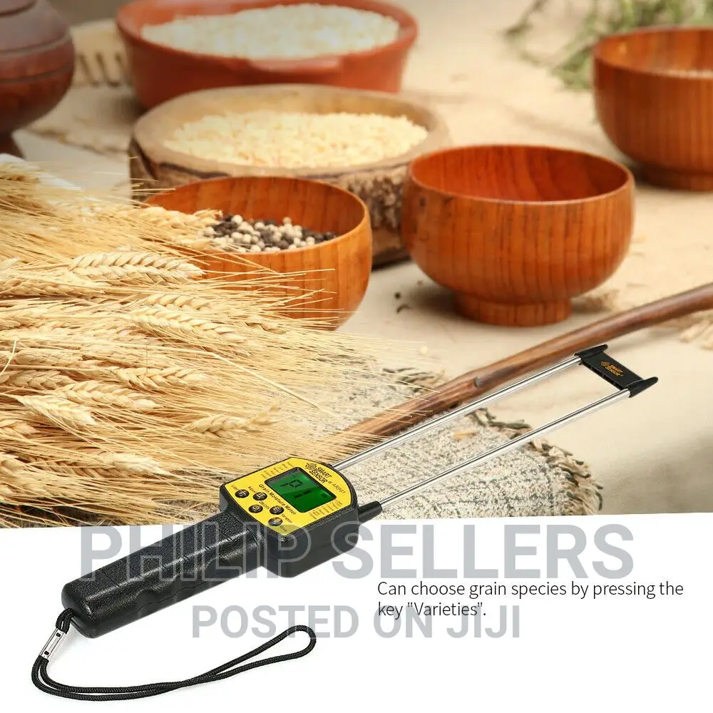 Handheld LCD Digital Grain Moisture Probe Meter Hygrometer V
