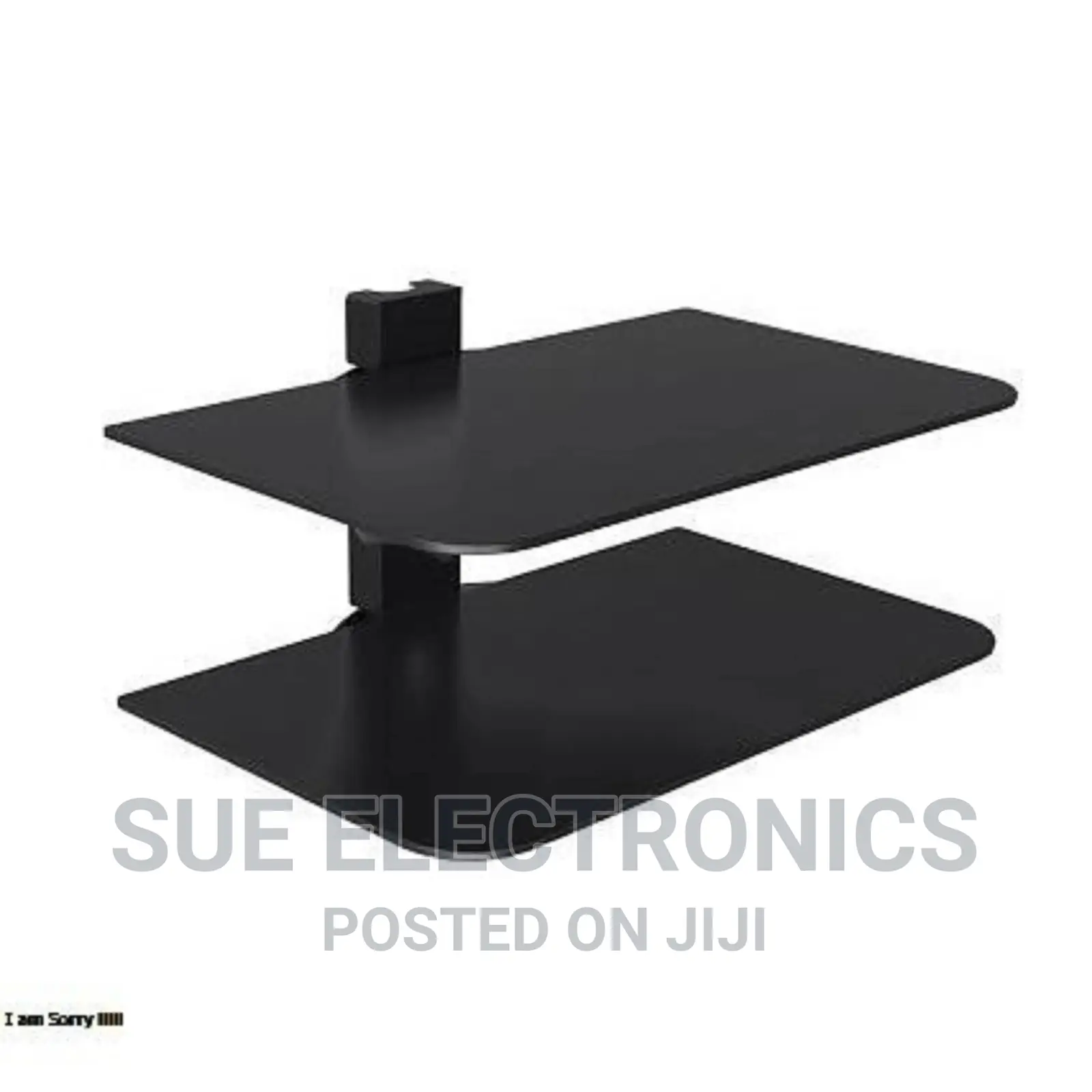 Double Single Wall Mount Bracket Shelf for DVD