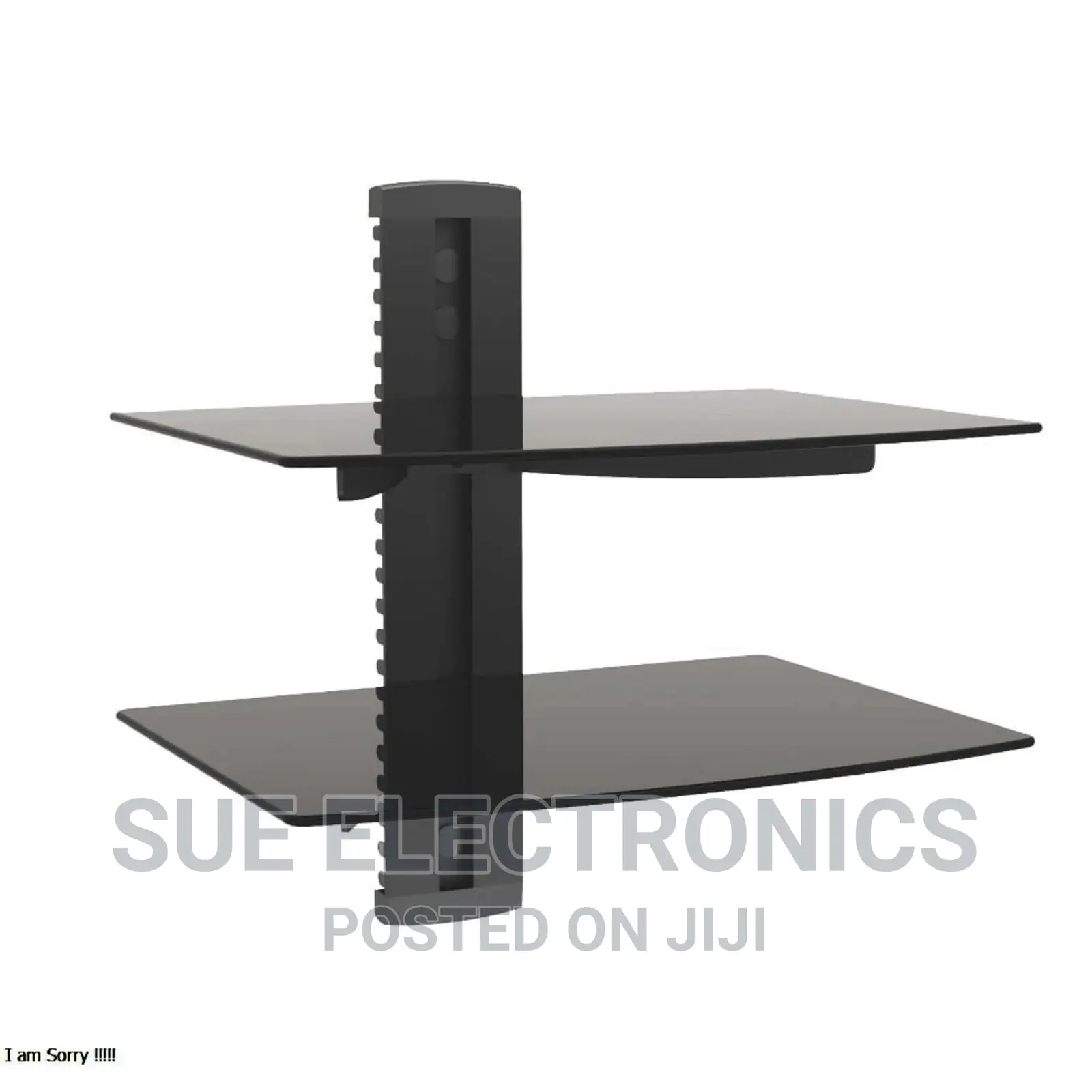Double Single Wall Mount Bracket Shelf for DVD