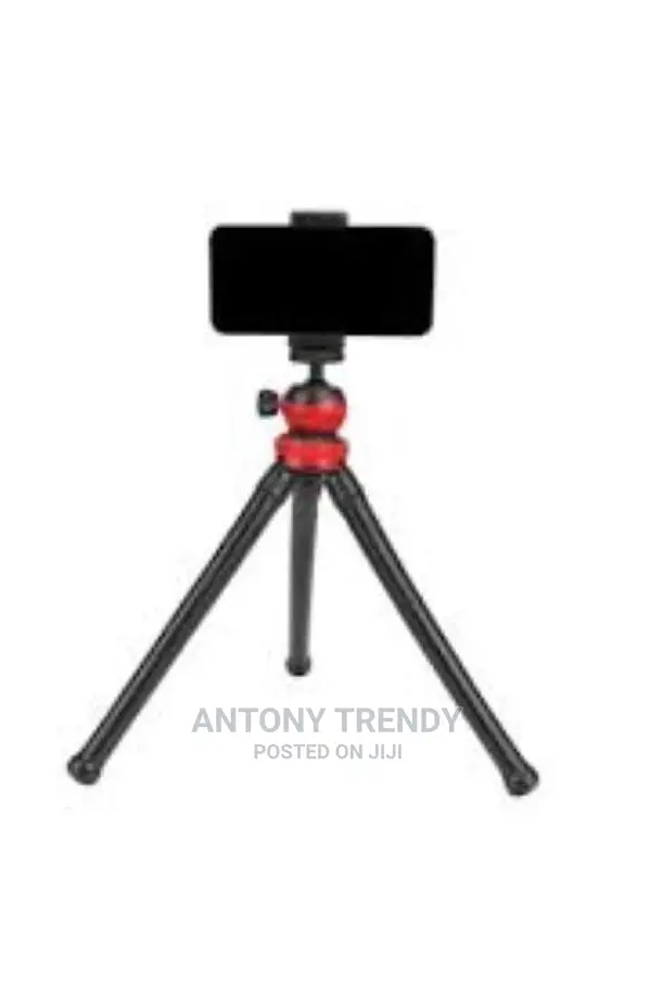 INFINITELY ADJUSTABLE Camera/Phone Tripod Flexible Camera T
