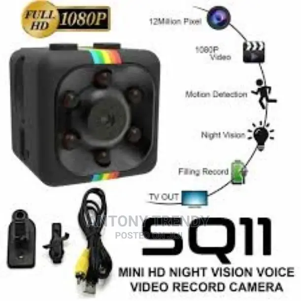 Super Mini Fullhd Security Camera With Motion Detection Sq11