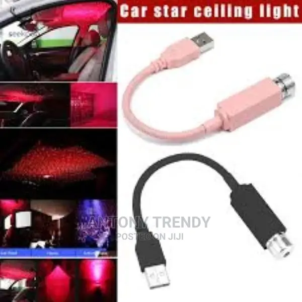 HONLEEX USB Night Light Projector,Car Roof Star Light 2-In-1