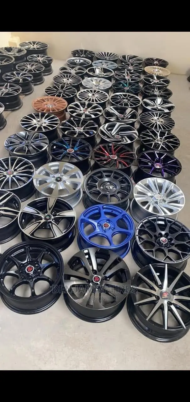 Quality Alloy Rims Sizes 15 Inch Set 5 Holes and 4 Holes.