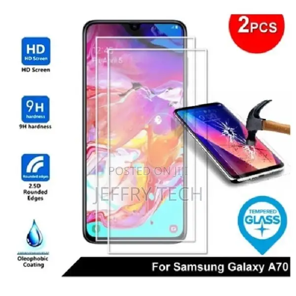 Tempered Glass Screen Protector for Samsung Galaxy A70