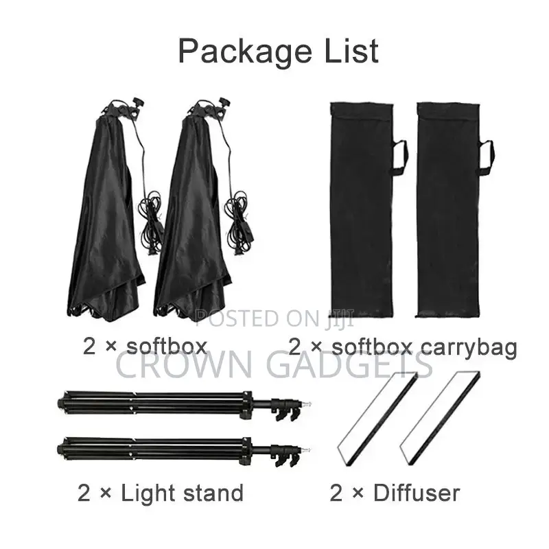 Photo Video Studio Lighting E27 Lamp Holder Softbox Stand