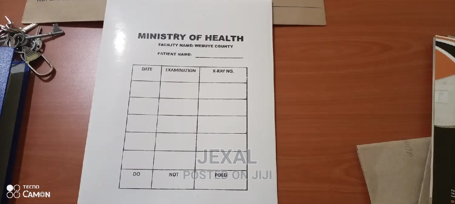 Hospital Envelopes X-ray