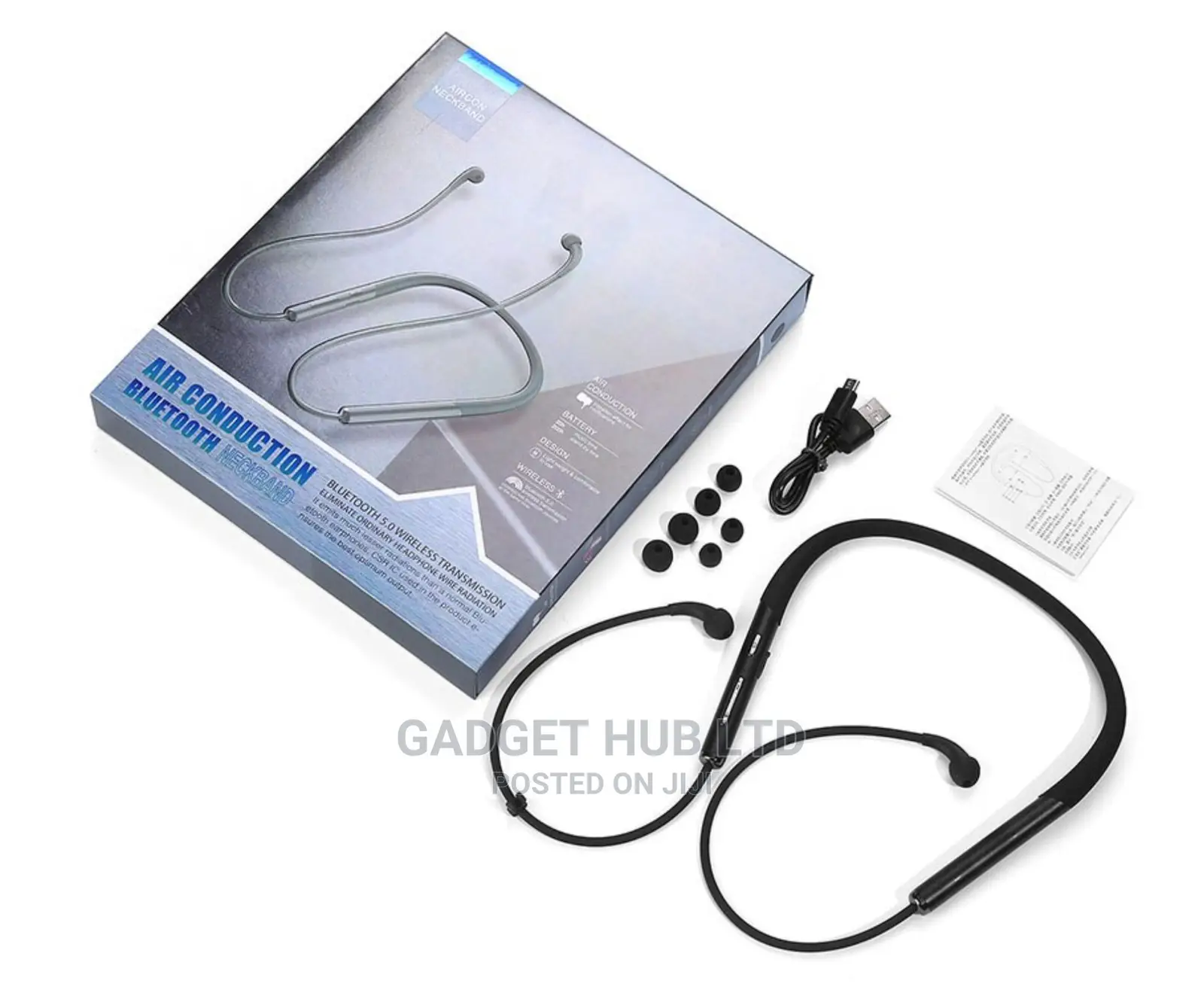 Neckband Earphones Connects to Two Phones Very Good Quality