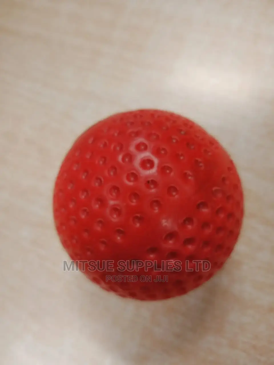 Hockey Ball Dimples Red Sparo