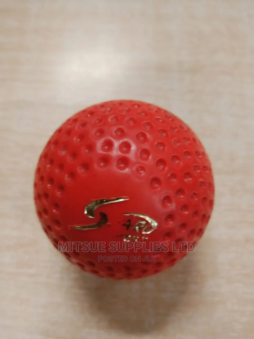 Hockey Ball Dimples Red Sparo