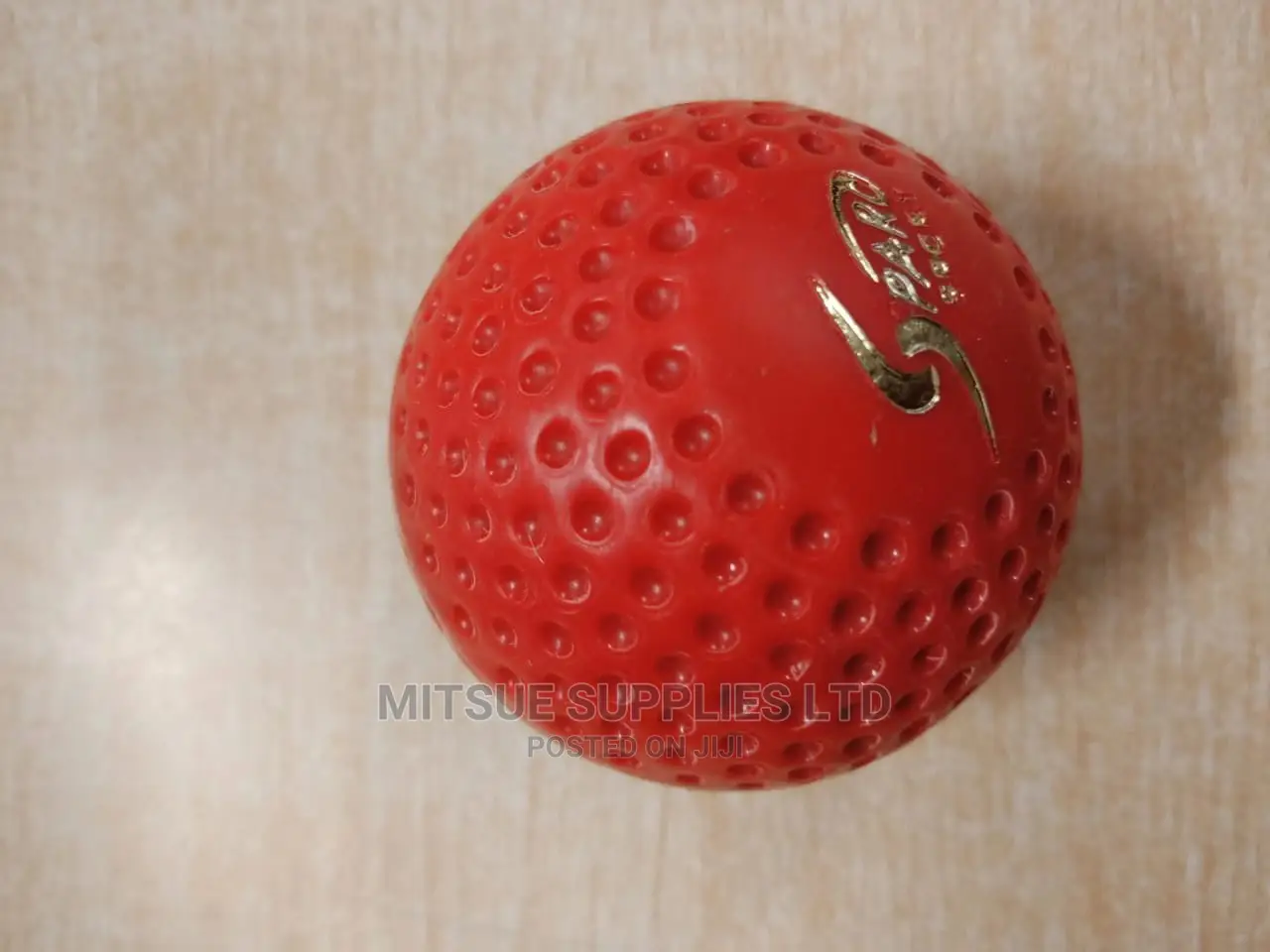 Hockey Ball Dimples Red Sparo