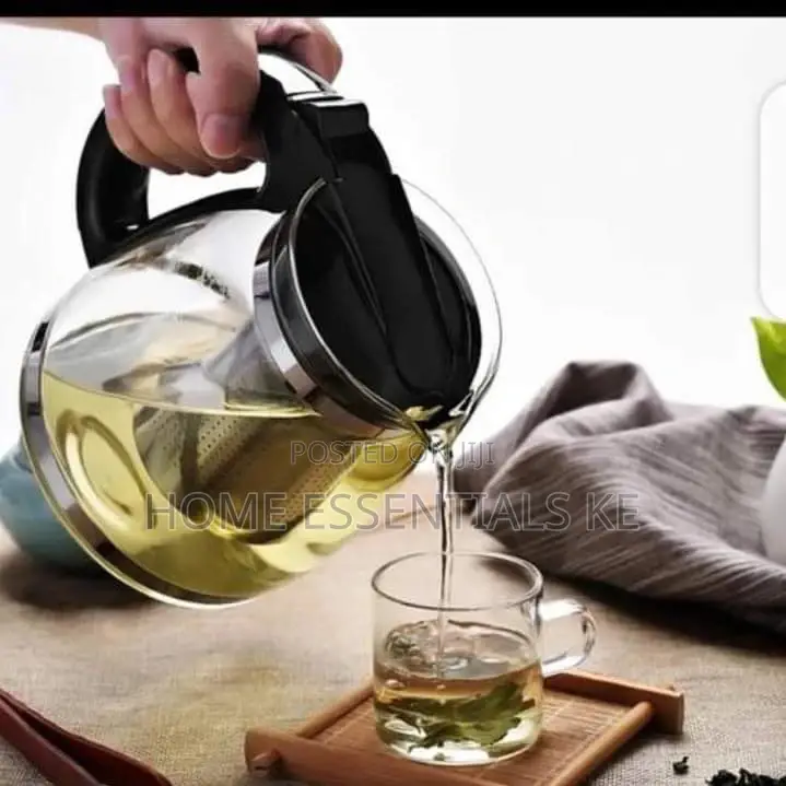 Stainless Steel High Resistant Glass Tea Pot 1100ml*