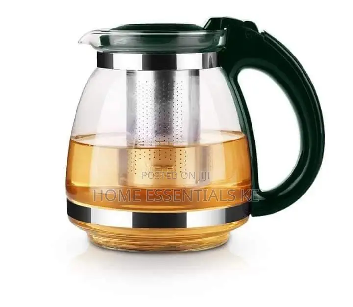 Stainless Steel High Resistant Glass Tea Pot 1100ml*