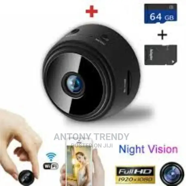 Wireless Mini Spy Camera Hidden With Audio and Video1080p A9