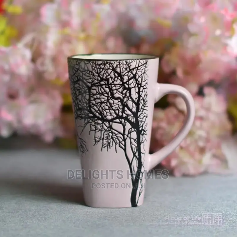 *500ml Ceramic Tree Mugs/6pcs