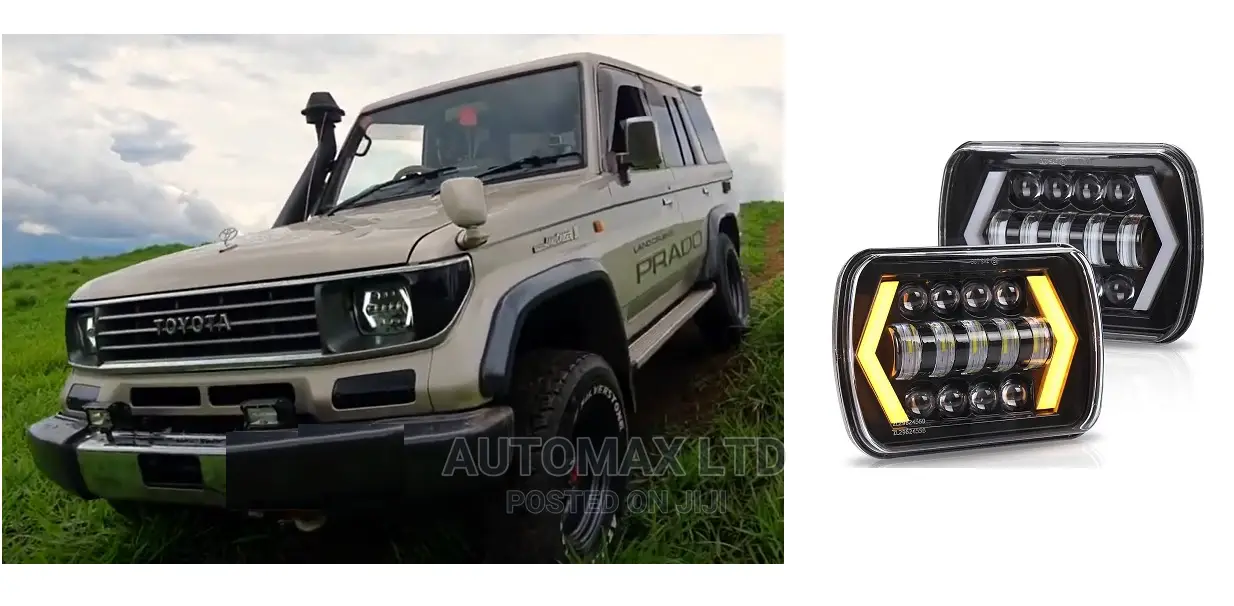 KZJ78: Toyota Land Cruiser Box Prado: New LED Headlights