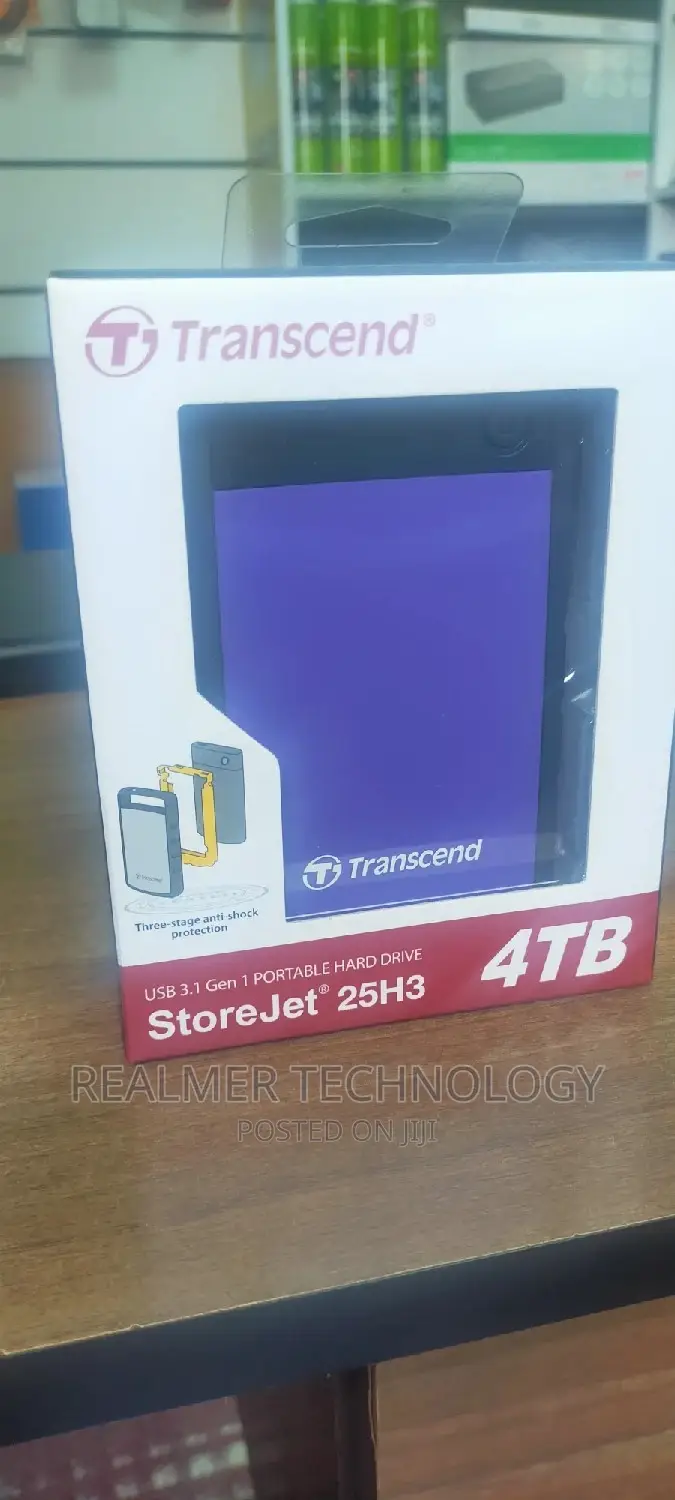 Transcend External Hard Drive 4tb