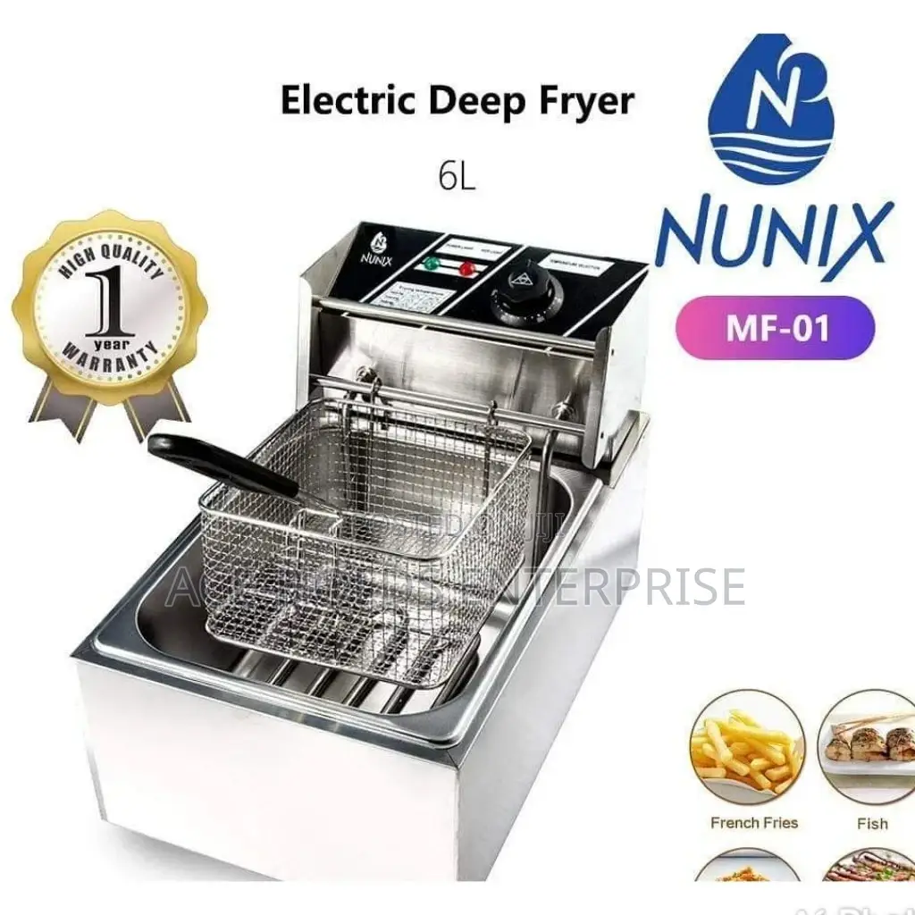 Nunix Chips Flier 6 Litres Electric Deep Fryer