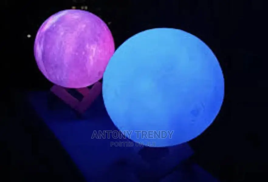Trendy 3D Printing Moon Lamp Galaxy Moon Light Kids Night L