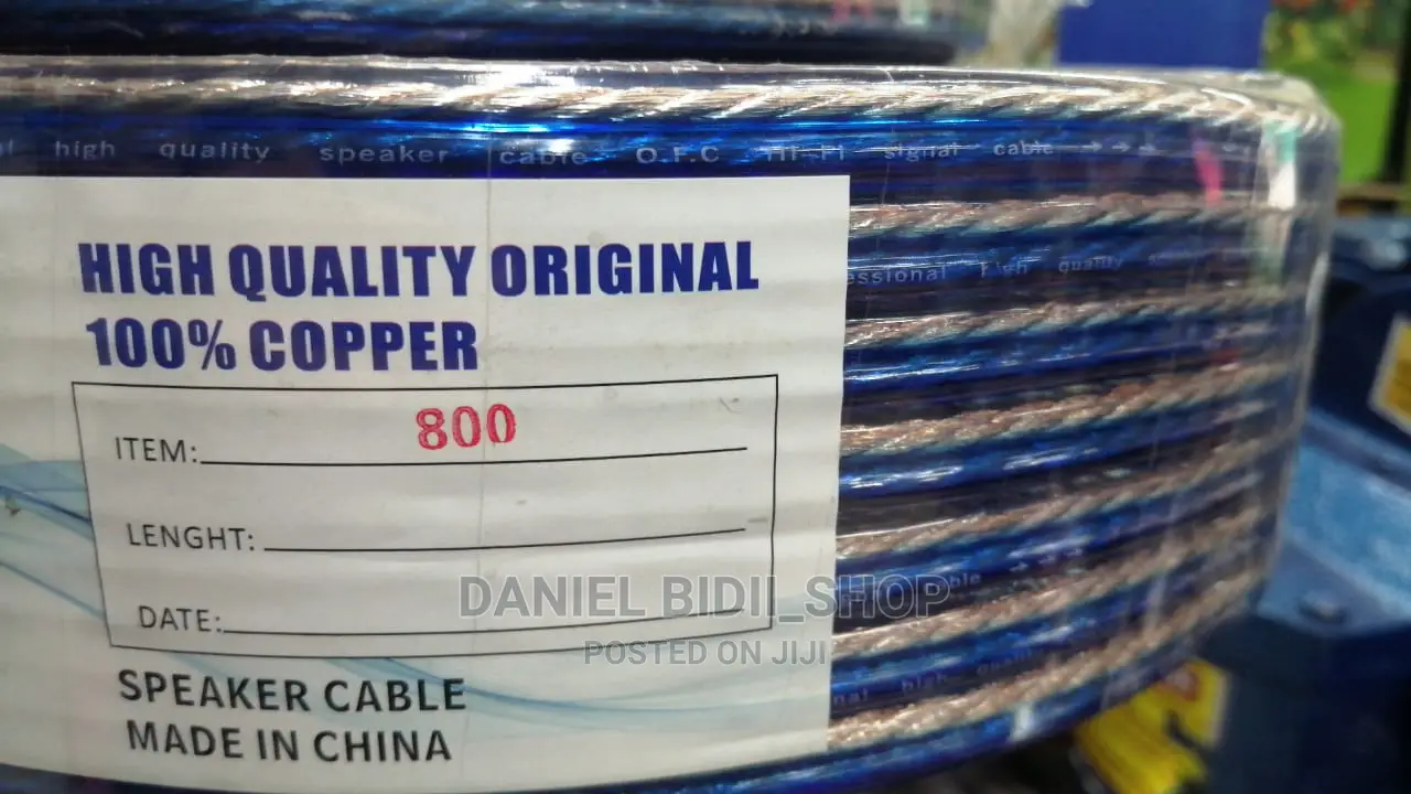 High Quality Speaker Cable No 800 90mtrs