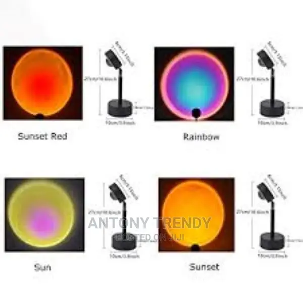 New Stable and Durablesunset Projection Lamp Led With 180° R