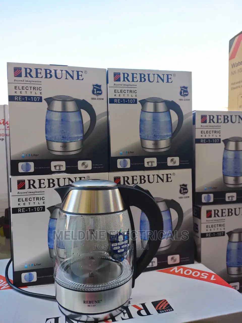 REBUNE Cordless Electric Kettle
