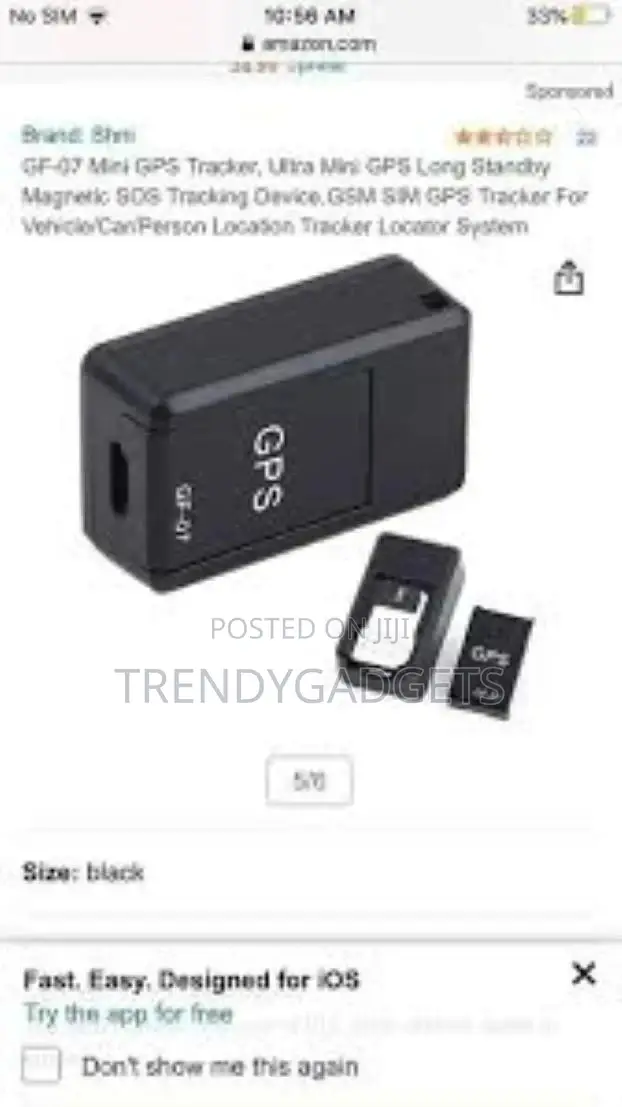 Gf-07 Mini GPS Real Time Car Locator Tracker Gsm/Gprs