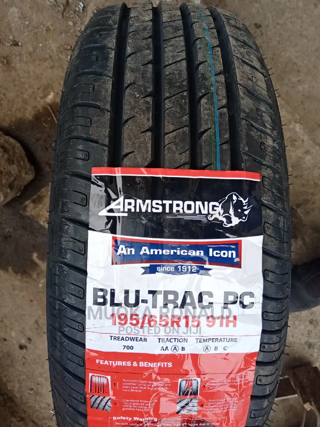 195/65r15 (91h)blu-Trac PC(An American Icon)Made in Thailand