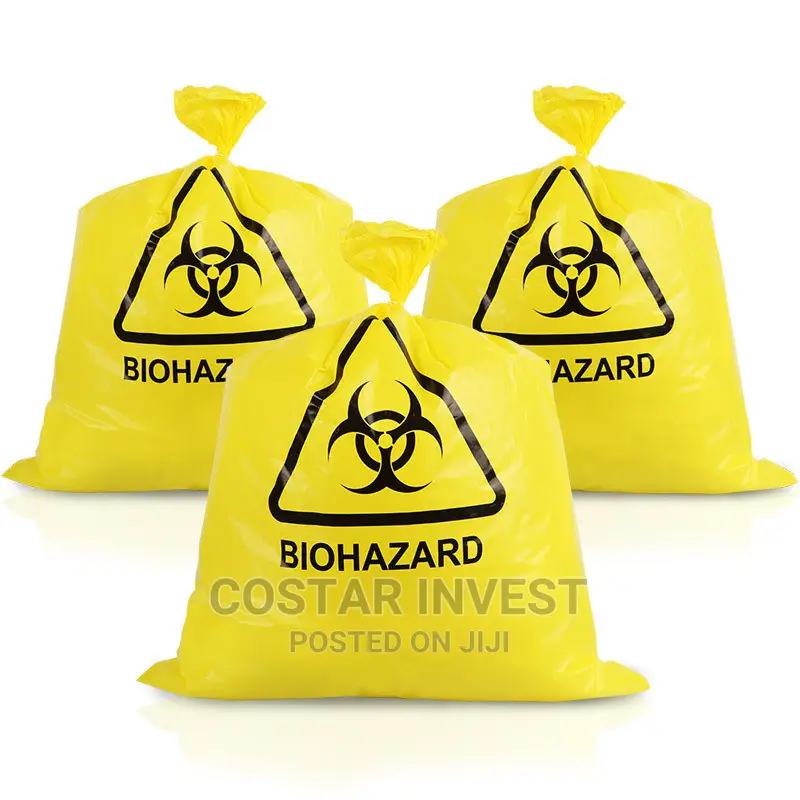 Biohazard/Infectious Waste Garbage Bags-Autoclave