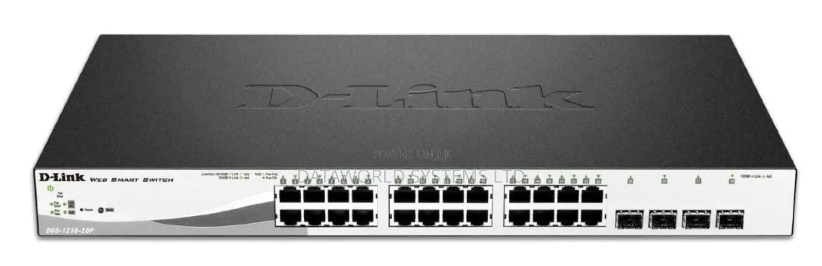 D-Link DGS-1210-28P 24 Ports POE Web Smart Switch