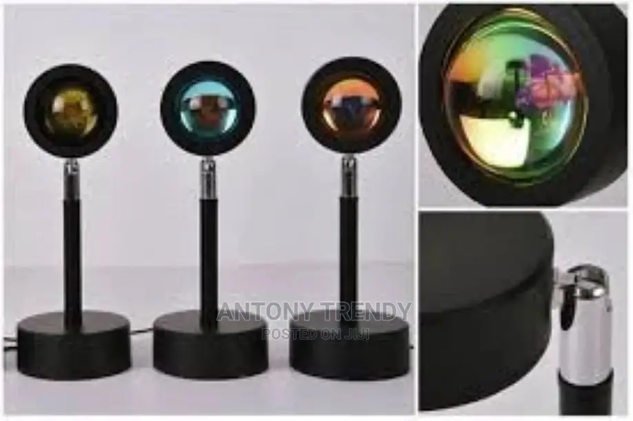 1 Pc LED Rainbow Lamp Sunset Projector Lamp Touch Control At