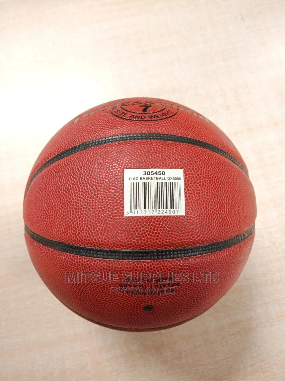 Dunlop Basketball DX5000 Synthetic Leather Size 7