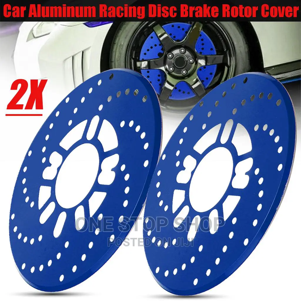 Car Aluminum Racing Disc Brake Rotor Covers 2pcs