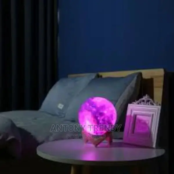 Colourful Galaxy Reflecting Moon Lamp