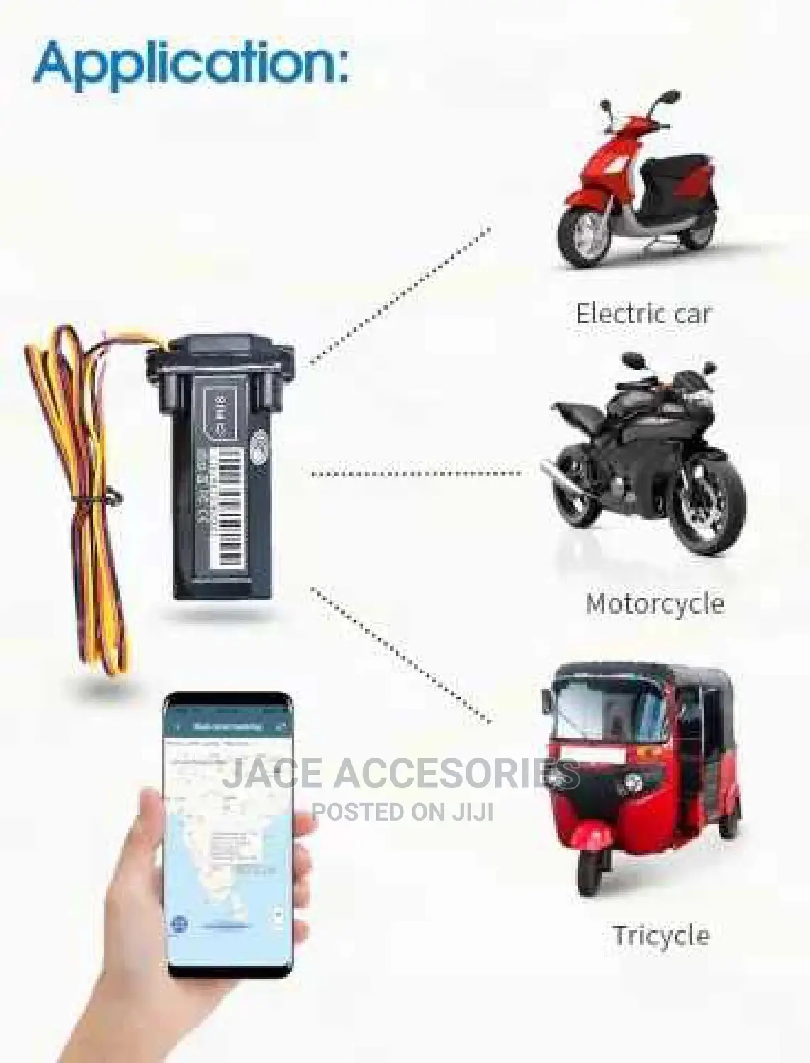 Vehicle Tracker Free Aika App 2 Year Warranty