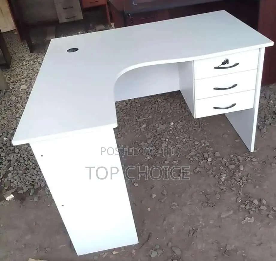 White Study Desk