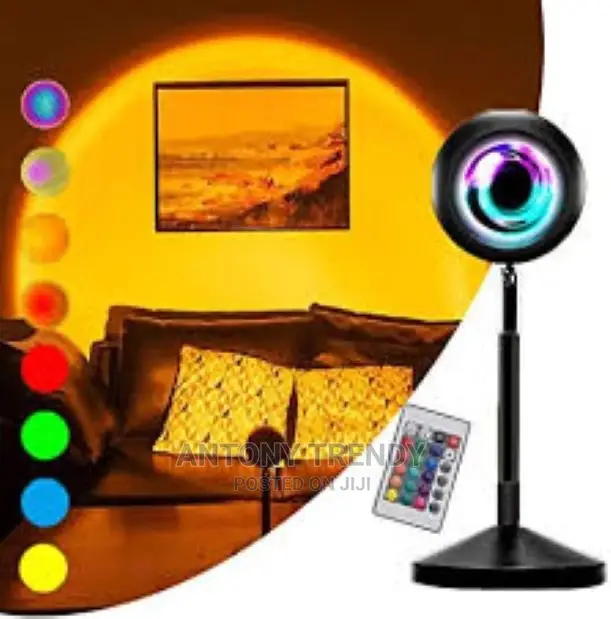 16 Colors Sunset Projector Lampsunset Lamp Projector Vlog Su