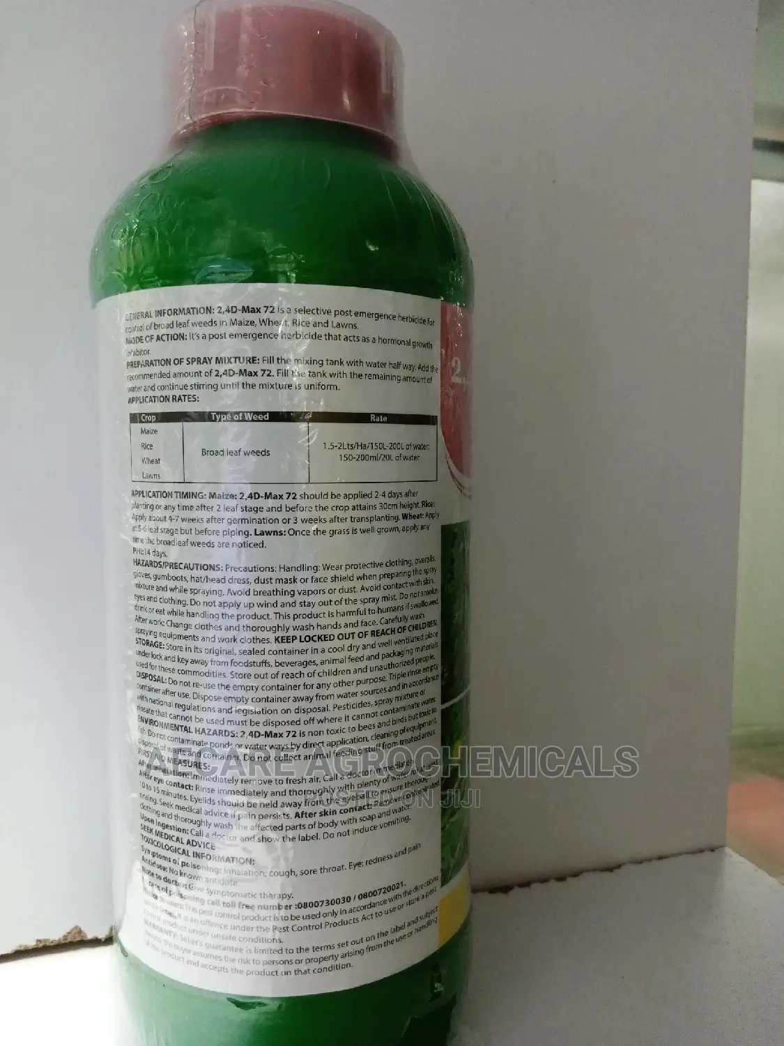 2,4 D Max 72 Selective Herbicide 1 Litre